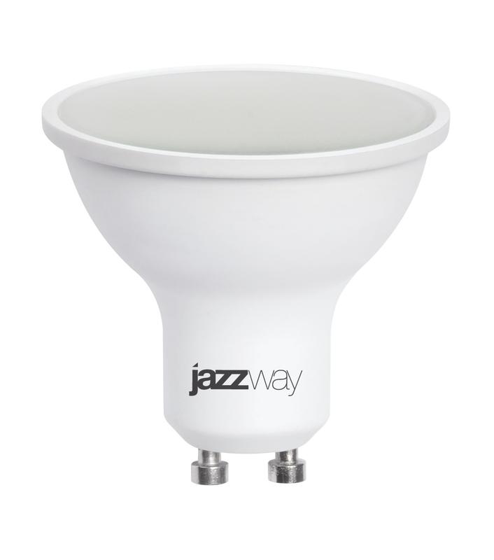 лампа светодиодная pled-dim 8вт par16 4000к нейтр. бел. gu10 560лм 230в 50гц jazzway 5035928 от BTSprom.by