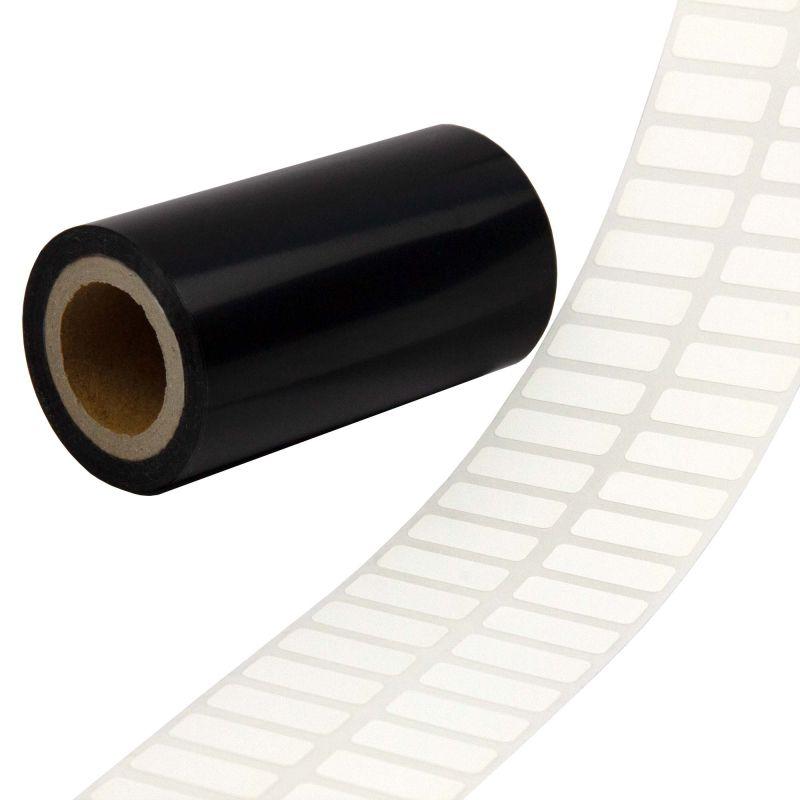 комплект высокотемпературные этикетки 20х8 в рул. полиимид бел. + риббон dkc tap208wpr от BTSprom.by