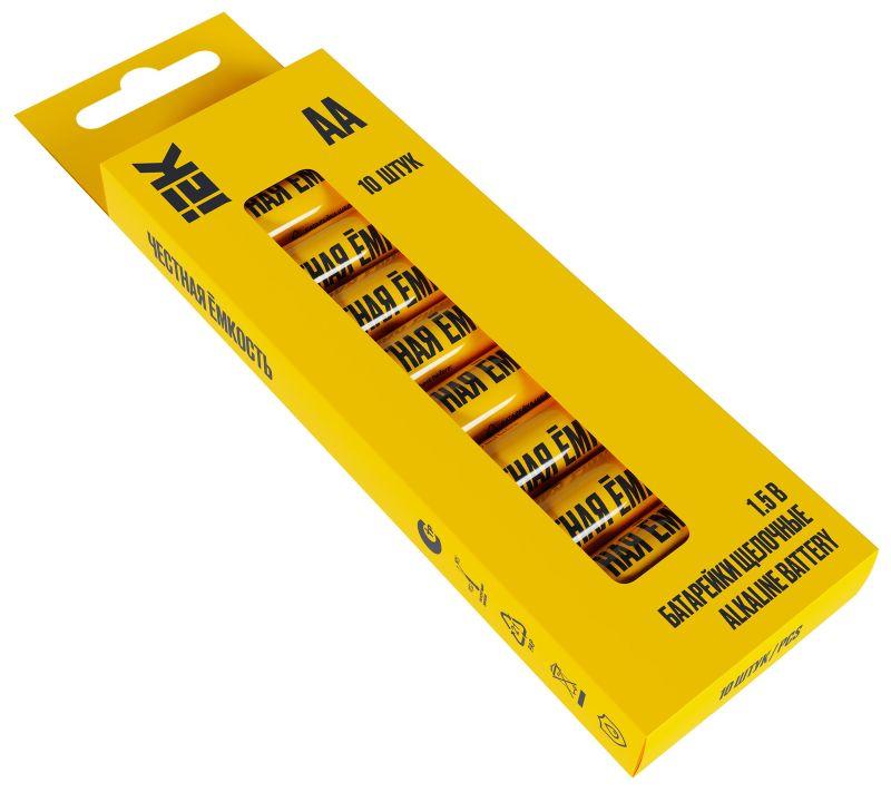элемент питания алкалиновый aa/lr6 alkaline бокс (уп.10шт) iek abt-lr06-op-b10 от BTSprom.by
