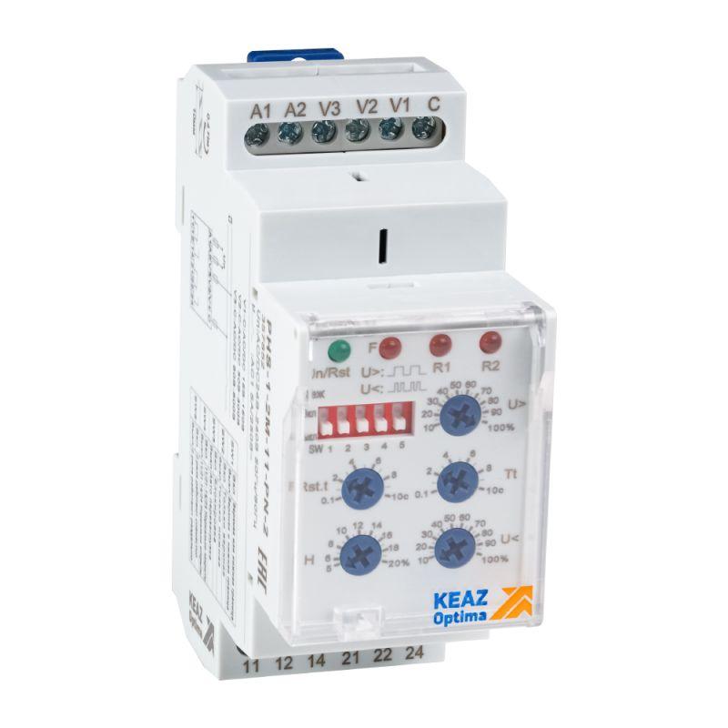 реле контроля фаз optirel d phs-1-2m-11-pn-2 с внешним питанием 2со кэаз 357852 от BTSprom.by