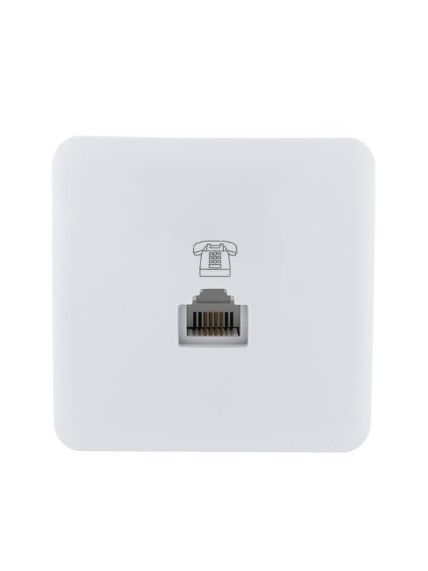 розетка телефонная viola rj11 евро стандарт бел. lezard 751-0200-137 от BTSprom.by
