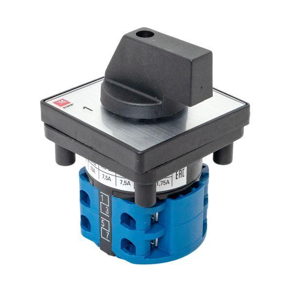  Переключатель кулачковый ПК-1-22 2П 10А "1-0-2" EKF pk-1-22-10 фото в каталоге от BTSprom.by