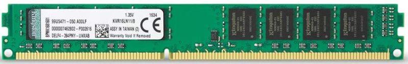 память оперативная kvr16ln11/8wp 8gb 1600mhz ddr3l non-ecc cl11 dimm 1.35в (select regions only) kingston 1000623227 от BTSprom.by