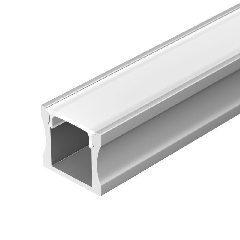 профиль с экраном alu-slim-h15-2000 anod+frost 2м алюм. arlight 018246 от BTSprom.by