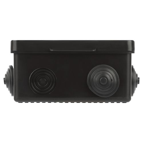  Коробка распаячная ОП 100х100х50мм с гермовводами 8 входов IP54 черн. KOR-100-100-50-8g-B Эра Б0061777 фото в каталоге от BTSprom.by