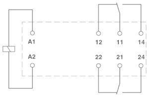 реле одиночное rel-mr- 24dc/21-21 phoenix contact 2961192 от BTSprom.by