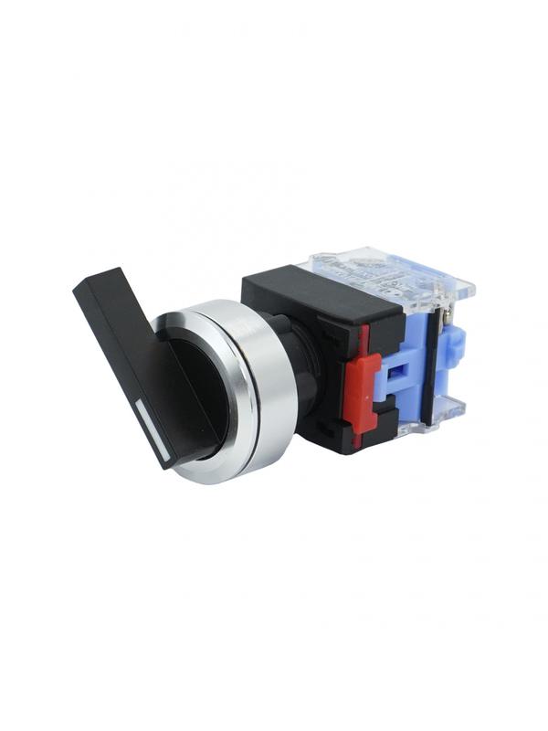 переключатель вк30-10xb/21 ip65 1но на 2 положения с фиксацией i-o длинная рукоятка d30мм электротехник et020027 от BTSprom.by