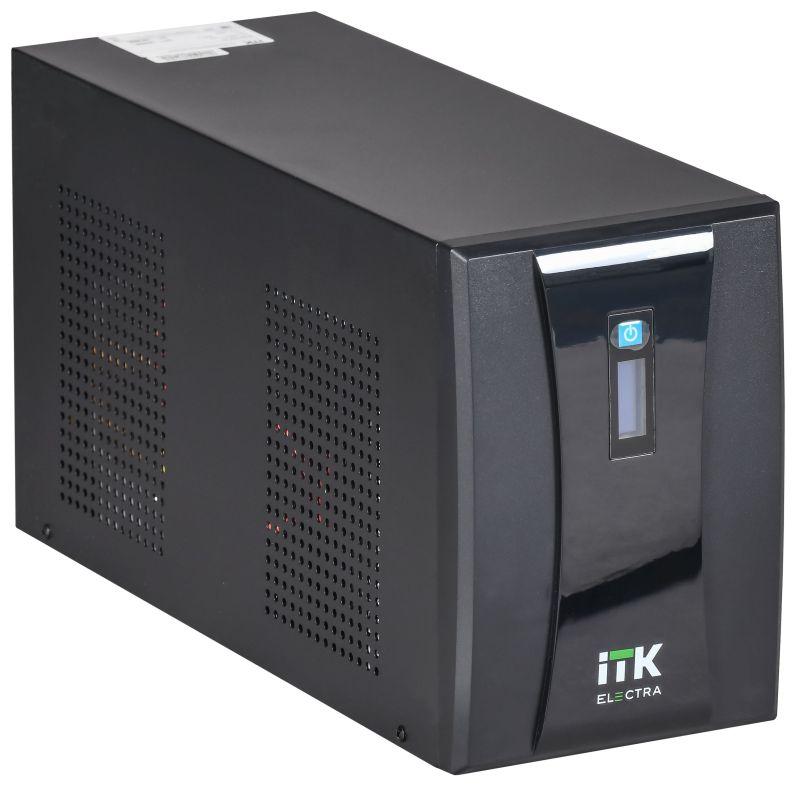 источник бесперебойного питания electra et 3кв.а/1.8квт с акб 4х9а.ч usb schuko itk eet-3000va-1-004-s от BTSprom.by