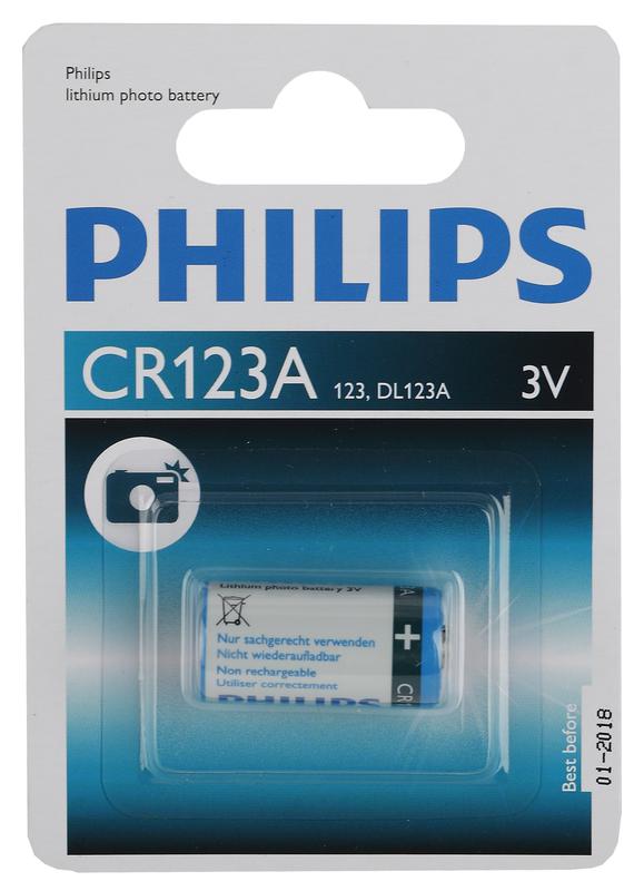 элемент питания литиевый cr123 3в philips б0066246 от BTSprom.by