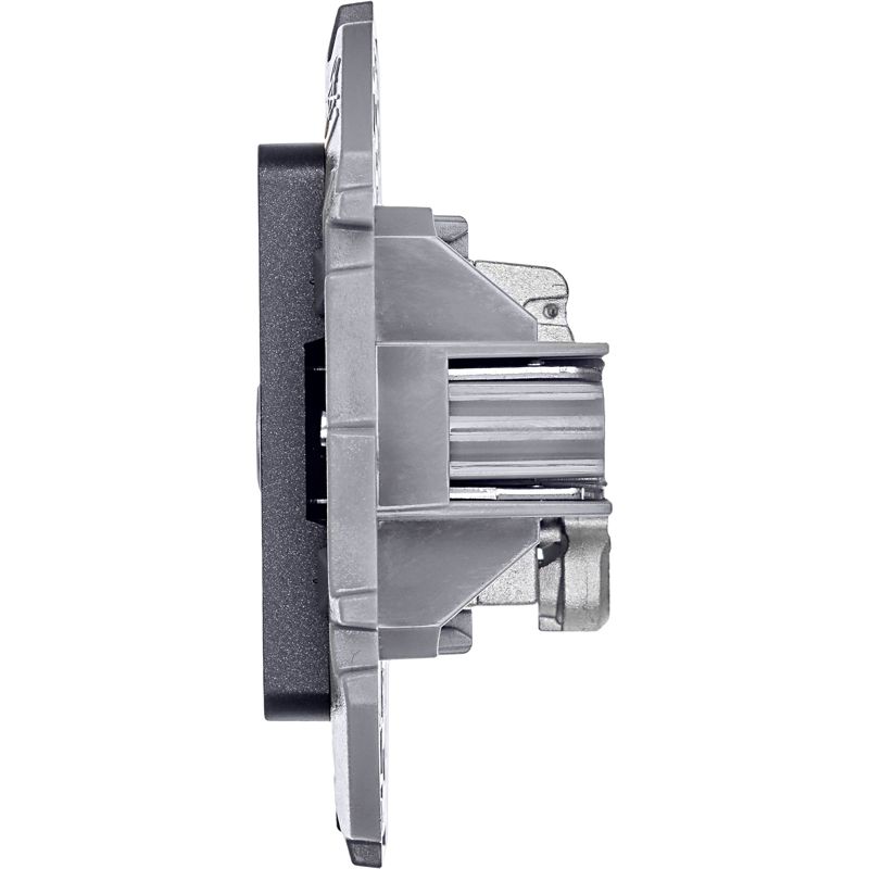  Розетка телевизионная TV Inspiria 2дБ 0-2400мГц с топологией "звезда" механизм антрацит IEK 673853 фото в каталоге от BTSprom.by