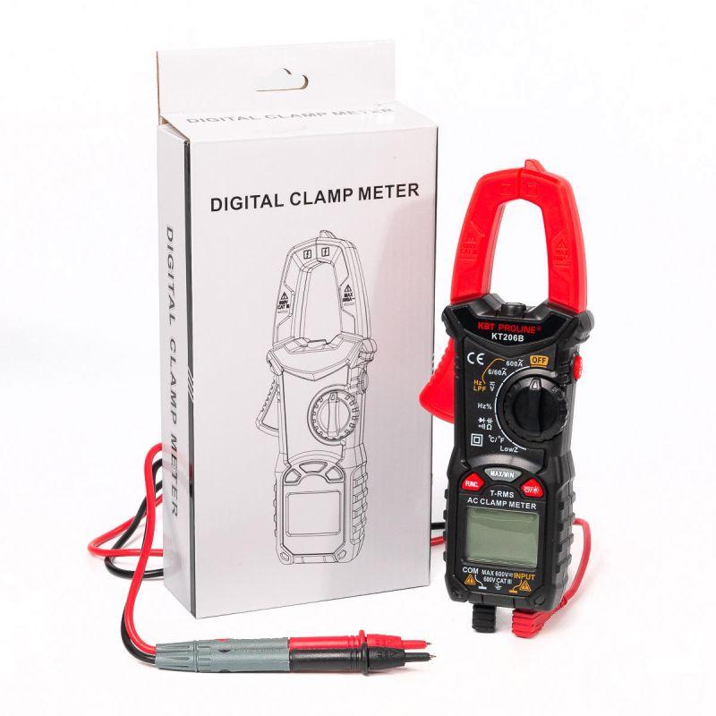  Клещи токовые цифровые "PROLINE" KT 206B КВТ 79130 фото в каталоге от BTSprom.by