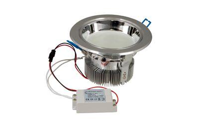 светильник светодиодный "downlight" встраиваемый 10вт 220в размер 150х90 (d140мм) ip23 бел. lamper 602-020 от BTSprom.by