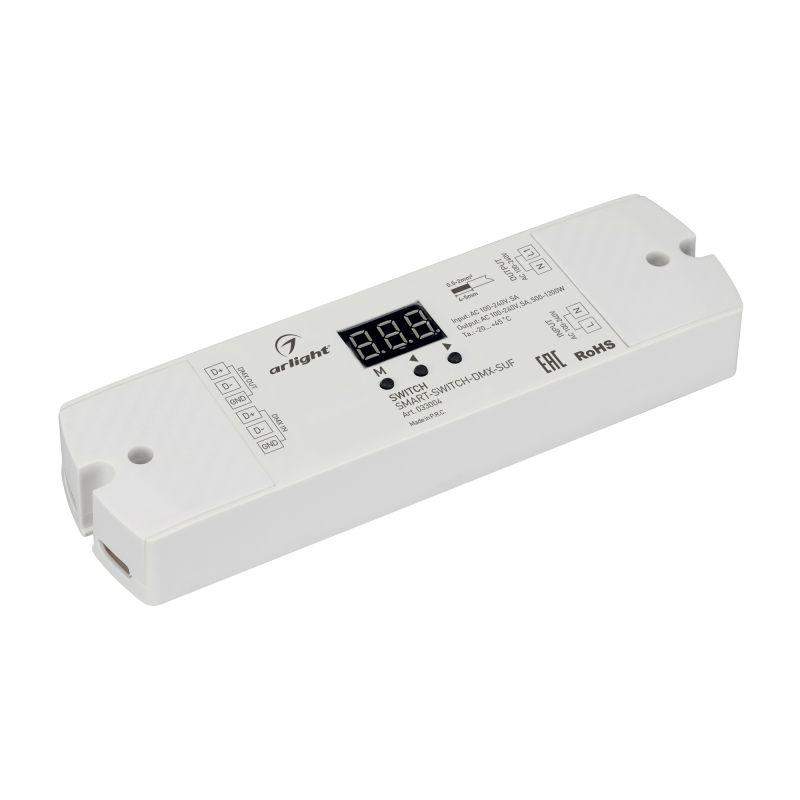 выключатель smart-switch-dmx-suf (230в 5а) (ip20 пластик) arlight 033004 от BTSprom.by