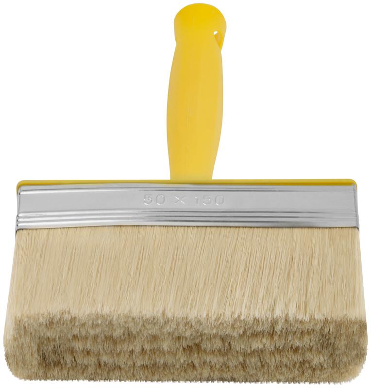  Макловица натуральная светлая щетина пластиковый корпус полая ручка "мини" 50х150мм FIT 01645 фото в каталоге от BTSprom.by