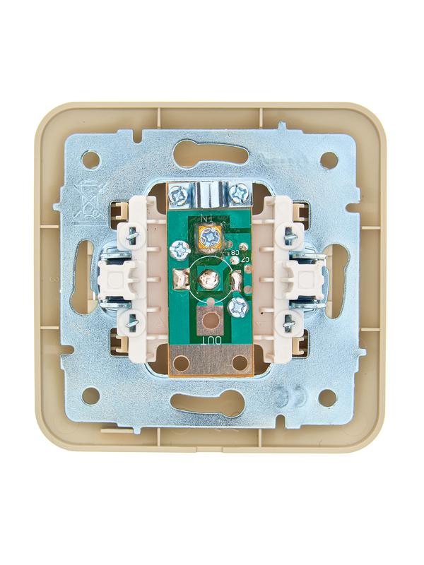  Розетка телевизионная оконечная TV СП ASTI IP20 в сборе крем. LEZARD 7081-0303-130 фото в каталоге от BTSprom.by