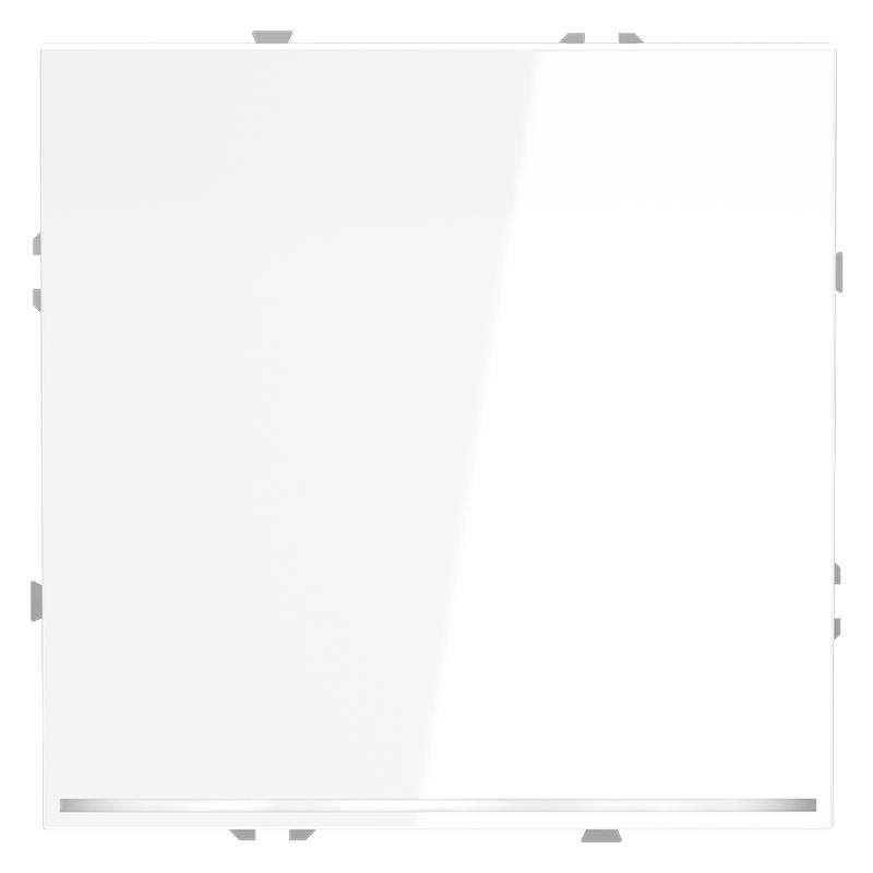 переключатель проходной 1-кл. сп s70 10а с подсветкой механизм бел. глянцевый voltum vls010401 от BTSprom.by