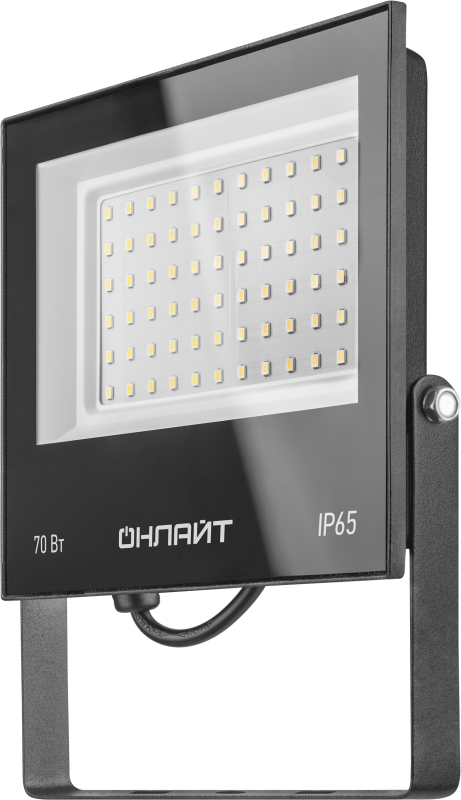 прожектор светодиодный 90 550 ofl-70-4k-bl-ip65-led 70вт 4000к ip65 5600лм черн. онлайт 90550 от BTSprom.by