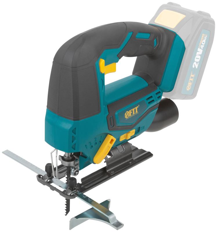 лобзик аккумуляторный 20в 0-2500ход/мин 80мм бзп маятник без акб fit 79916 от BTSprom.by