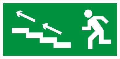 пиктограмма "по лестнице вверх налево" пэу 007 135х260 sirah ip65 ст 2502002650 от BTSprom.by