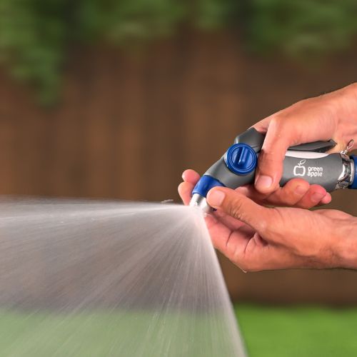  Пистолет-распылитель регулир. латун. форсунка 3 реж. метал. (12/48) Green Apple Б0003092 фото в каталоге от BTSprom.by