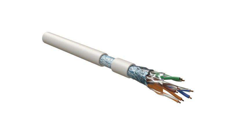 кабель витая пара f/utp кат.5e 4 пары 24 awg ож solid экран-фольга lszh нг(а)-hf-20град.c-+75град.c futp4-c5e-s24-in-lszh-wh-305 гарантия: 15 лет компонентн./25 лет системн. бел. (уп.305м) hyperline 444614 от BTSprom.by