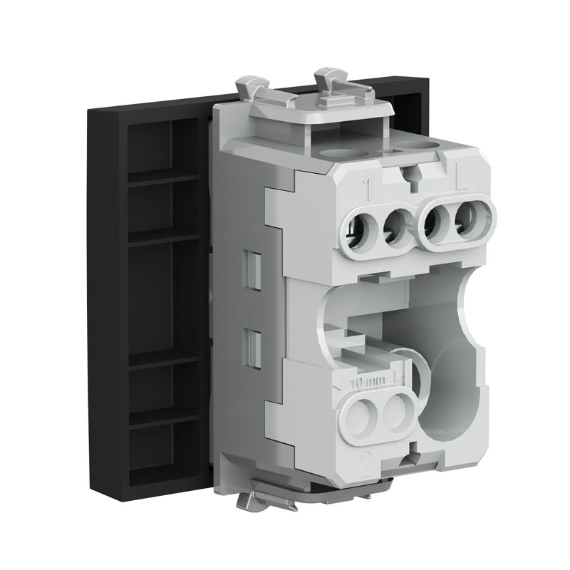  Кнопка модульная 1-кл. 2мод. Avanti "Черный матовый" DKC 4412152 фото в каталоге от BTSprom.by