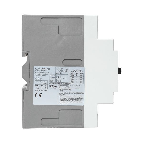  Выключатель автоматический для защиты двигателя АПД-80 40-63А EKF apd80-me-63 фото в каталоге от BTSprom.by