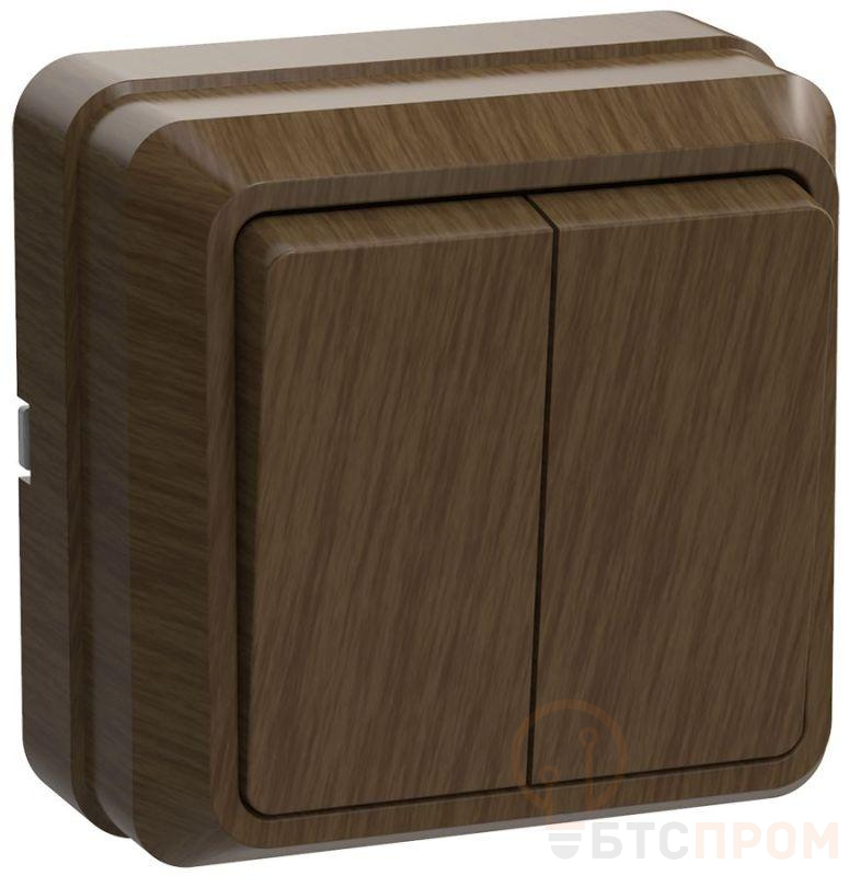 Выключатель 2-кл. ОП Октава 10А IP20 ВС20-2-0-ОД дуб GENERICA EVO20-K04-10-DC фото в каталоге от BTSprom.by  Выключатель 2-кл. ОП Октава 10А IP20 ВС20-2-0-ОД дуб GENERICA EVO20-K04-10-DC фото в каталоге от BTSprom.by