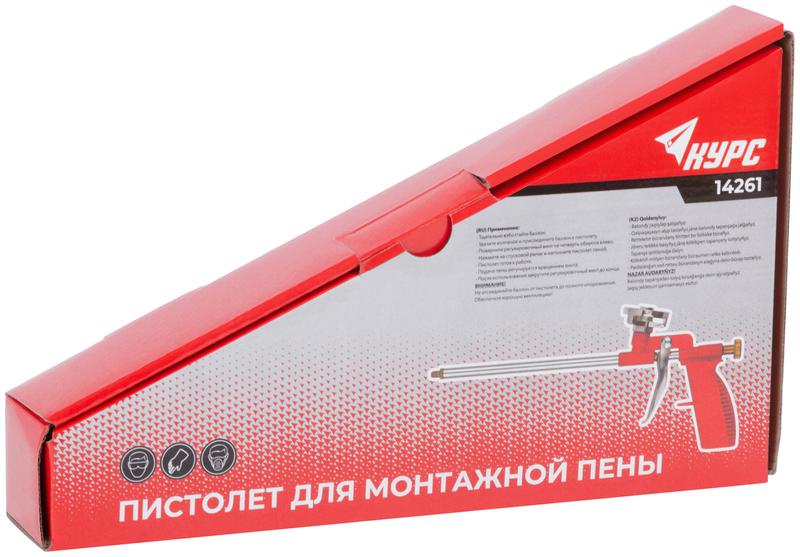  Пистолет для монтажной пены пластик. корпус КУРС 14261 фото в каталоге от BTSprom.by