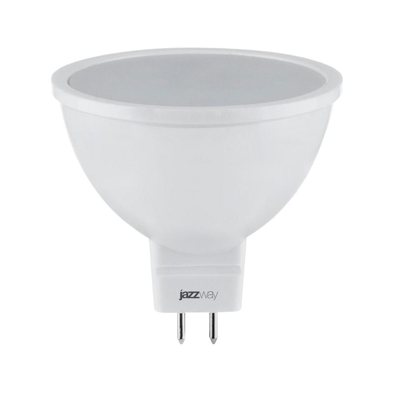 лампа светодиодная pled-dim 7вт jcdr mr16 4000к нейтр. бел. gu5.3 540лм 220-240в диммир. jazzway 1035431 от BTSprom.by