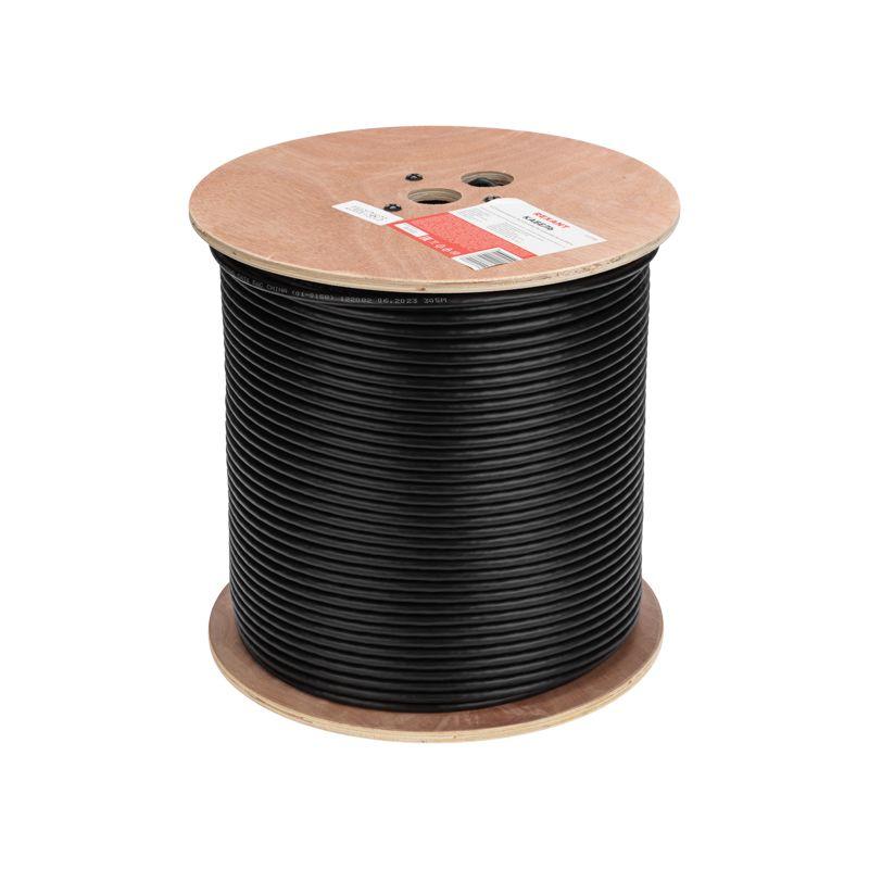  Кабель витая пара F/UTP кат.6 4PR 23AWG solid PE OUTDOOR черн. (м) Rexant 01-0158 фото в каталоге от BTSprom.by