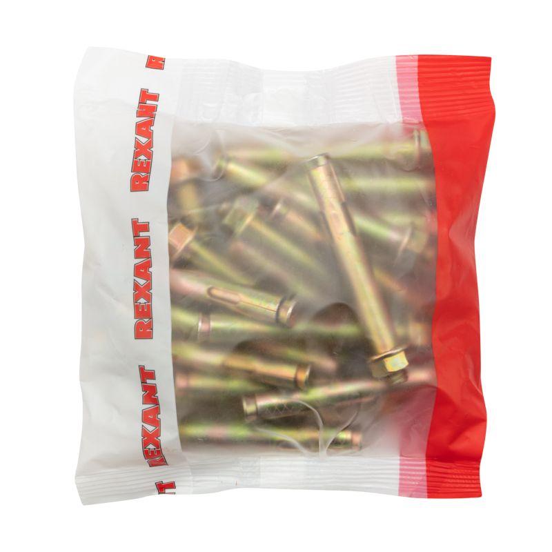  Болт анкерный с гайкой 10х77 (уп.20шт) Rexant 3818-20-2 фото в каталоге от BTSprom.by