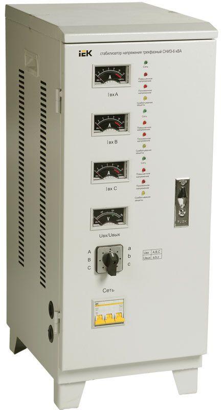 стабилизатор напряжения сни 3/380 6.0ква 3ф iek ivs10-3-06000 от BTSprom.by