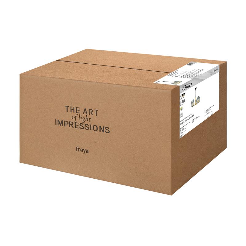  Светильник Ollie 5х40Вт E14 IP20 подвесной Freya FR5525PL-05GB фото в каталоге от BTSprom.by