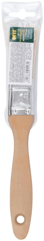  Кисть флейцевая "профи" натур. светлая щетина деревянная ручка 1дюйм (25мм) FIT 01113 фото в каталоге от BTSprom.by