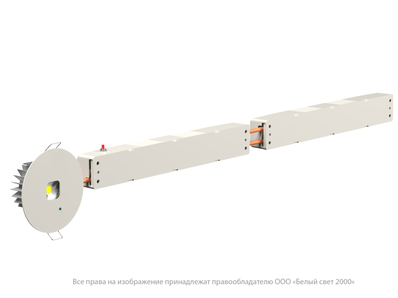 светильник аварийный bs-radar-53-l1-inexi2 white белый свет a31376 от BTSprom.by