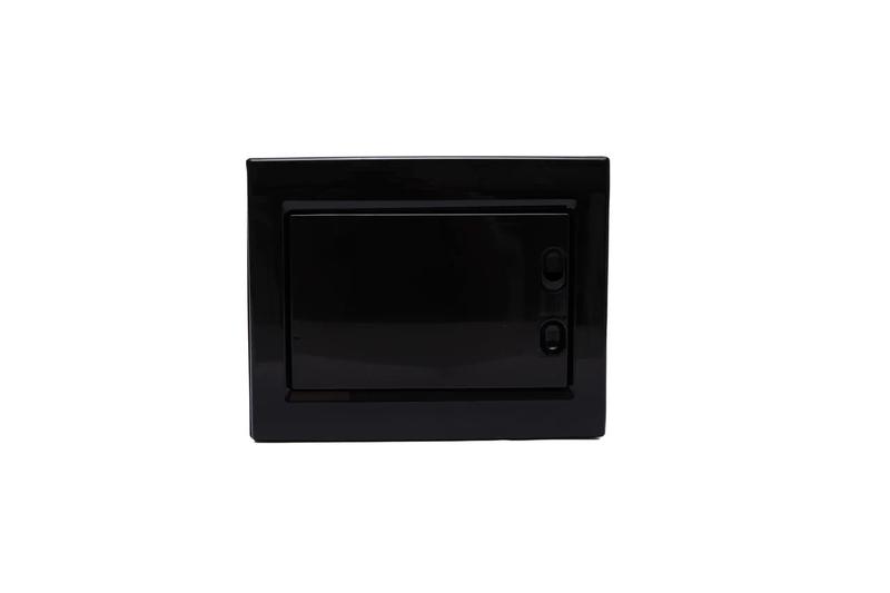 корпус щита распределительного для модульного оборудования 8m навесной глухая дверца черн. cetinkaya pano cp32908b от BTSprom.by