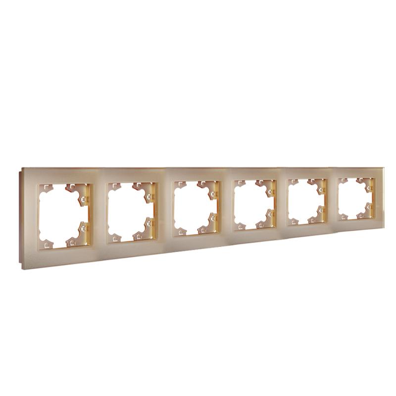  Рамка 6-м Афина стеклянная шампань UNIVersal 2283 фото в каталоге от BTSprom.by