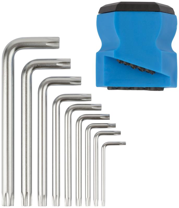  Ключ "звездочки" набор 9шт T10-T50 в пластиковом держателе MOS 64030М фото в каталоге от BTSprom.by