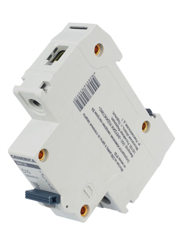  Выключатель автоматический модульный 1п C 10А 4.5кА ВА47-29 GENERICA MVA25-1-010-C фото в каталоге от BTSprom.by