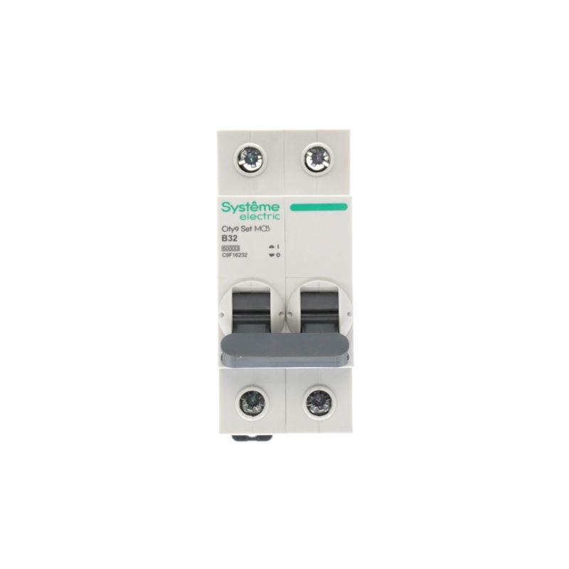  Выключатель автоматический 2п City9 Set (АВ) B 32А 6кА 230В SE C9F16232 фото в каталоге от BTSprom.by