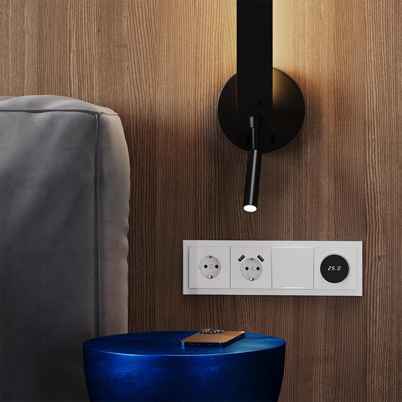  Розетка 1-м СП S70 16А с USB A+A с заземл. защ. шторки механизм бел. матов. Voltum VLS040402 фото в каталоге от BTSprom.by