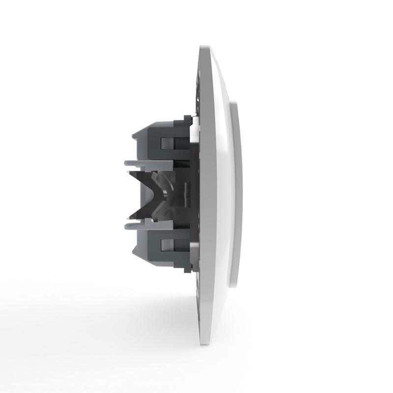  Выключатель 2-кл. СП AVA 10А IP20 в сборе бел. TOKOV LIGHT TKL-AV-V2F-C01 фото в каталоге от BTSprom.by