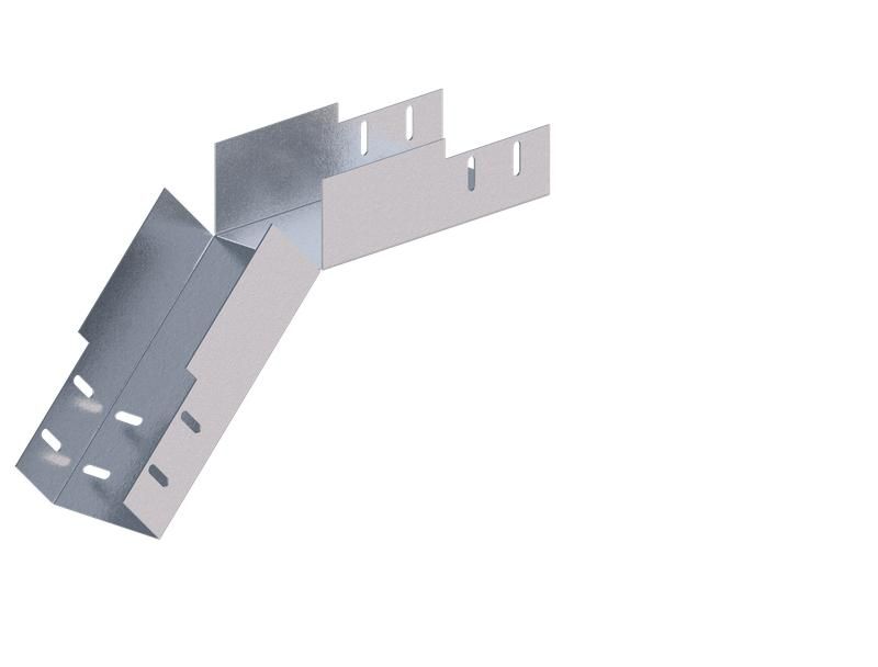 лоток монтажный угловой 45град. вниз 100х100 сталь 1мм лу45н.100.100.347.1.1 соэми н0121360622 от BTSprom.by