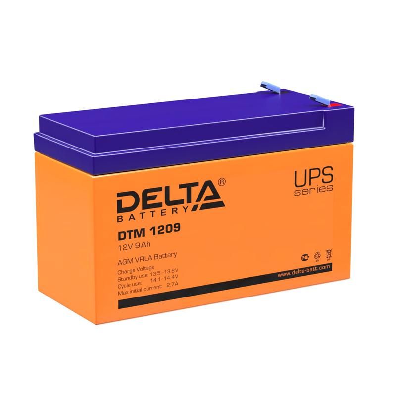 аккумулятор ups 12в 9а.ч dtm 1209 delta 4614010050010 от BTSprom.by