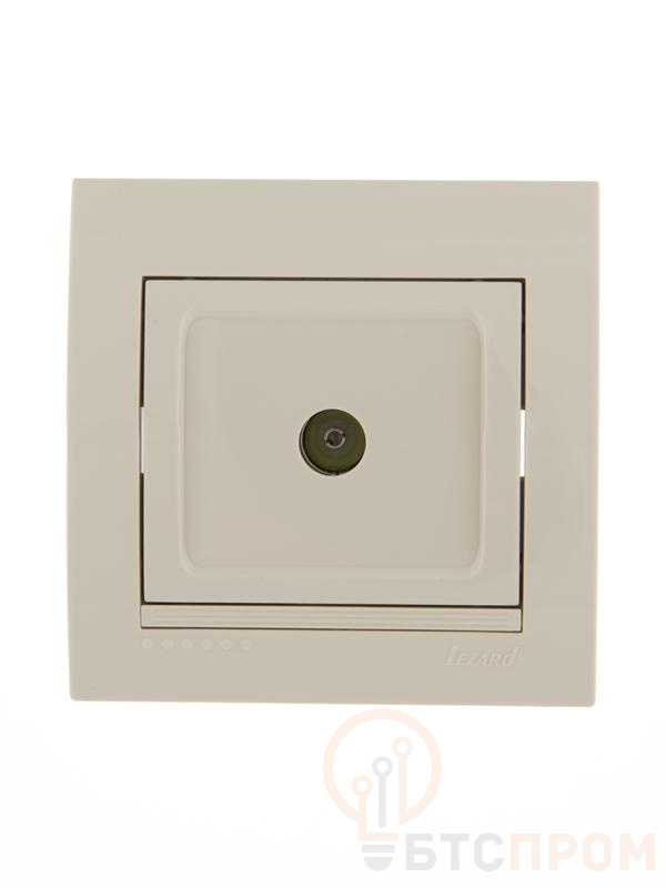 Розетка телевизионная оконечная TV СП Deriy 16А IP20 крем. LEZARD 702-0303-130 фото в каталоге от BTSprom.by  Розетка телевизионная оконечная TV СП Deriy 16А IP20 крем. LEZARD 702-0303-130 фото в каталоге от BTSprom.by