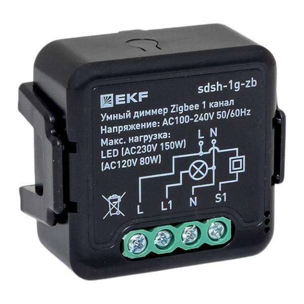 диммер умный в подрозетник 1-канальный zigbee connect select ekf sdsh-1g-zb от BTSprom.by
