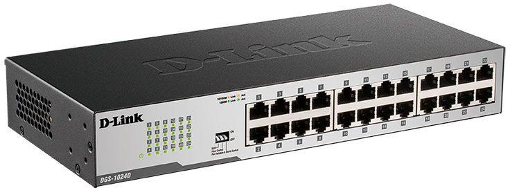 коммутатор неуправляемый dgs-1024d/i1a 24g d-link 1806216 от BTSprom.by