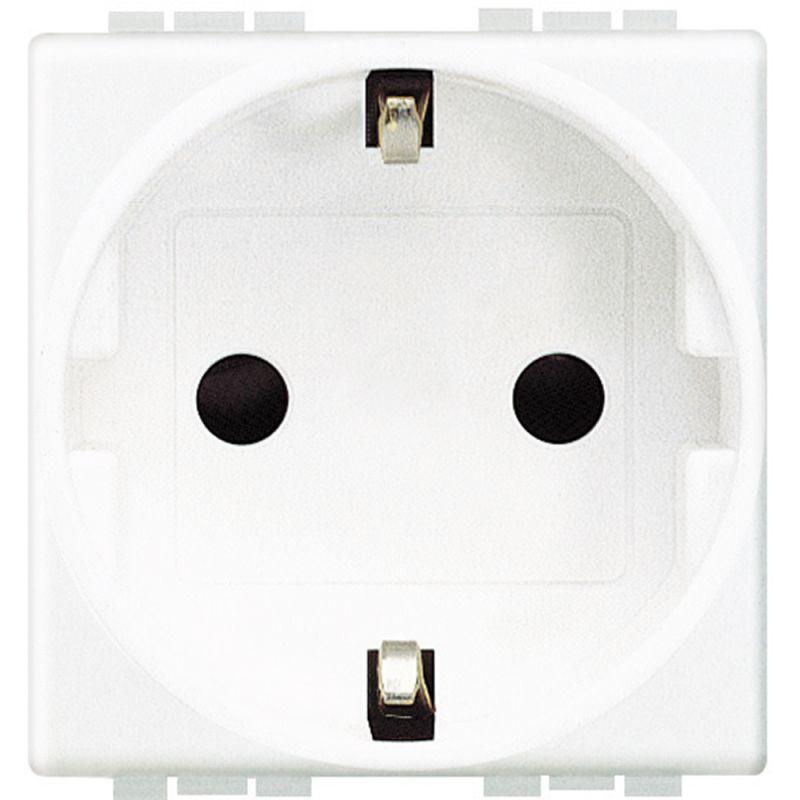 розетка 1-м сп 2мод. livinglight 16а ip20 2p+e безвинт. клеммы бел. leg btc n4141an от BTSprom.by