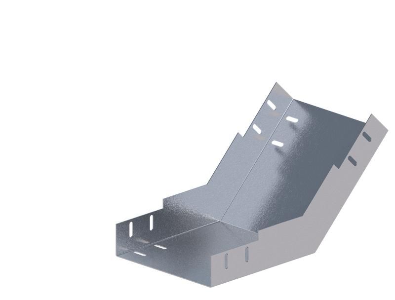 лоток монтажный угловой 45град. вверх 200х150 сталь 1.5мм лу45в.200.150.438.1.5.1 соэми н0121350744 от BTSprom.by